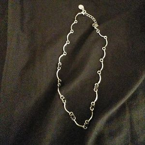 Woman's silver necklace